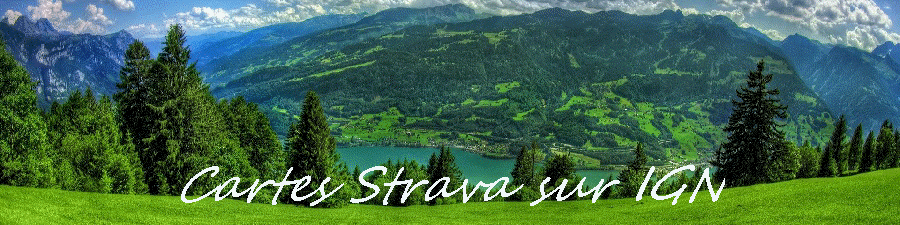 Cartes Strava sur IGN