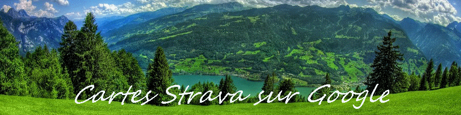 Cartes Strava sur Google